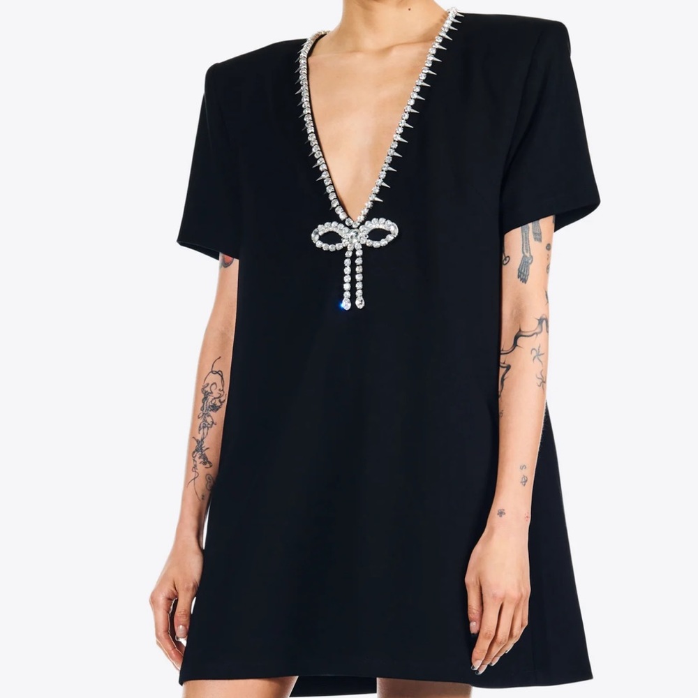AREA bow dress